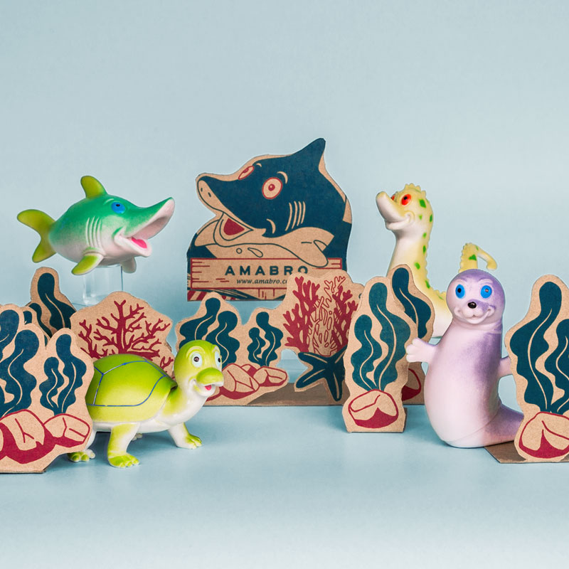 CARTOON MARINE ANIMAL