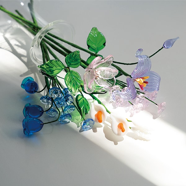 ARTIFICIAL GLASS FLOWER (16Type)