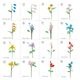 ARTIFICIAL GLASS FLOWER (16type)