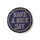 ��SALE��EMBLEM BADGE / HAVE A NICE DAY ��Navy��