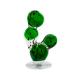 CACTUS GLASS ORNAMENT / Round Fan(M)