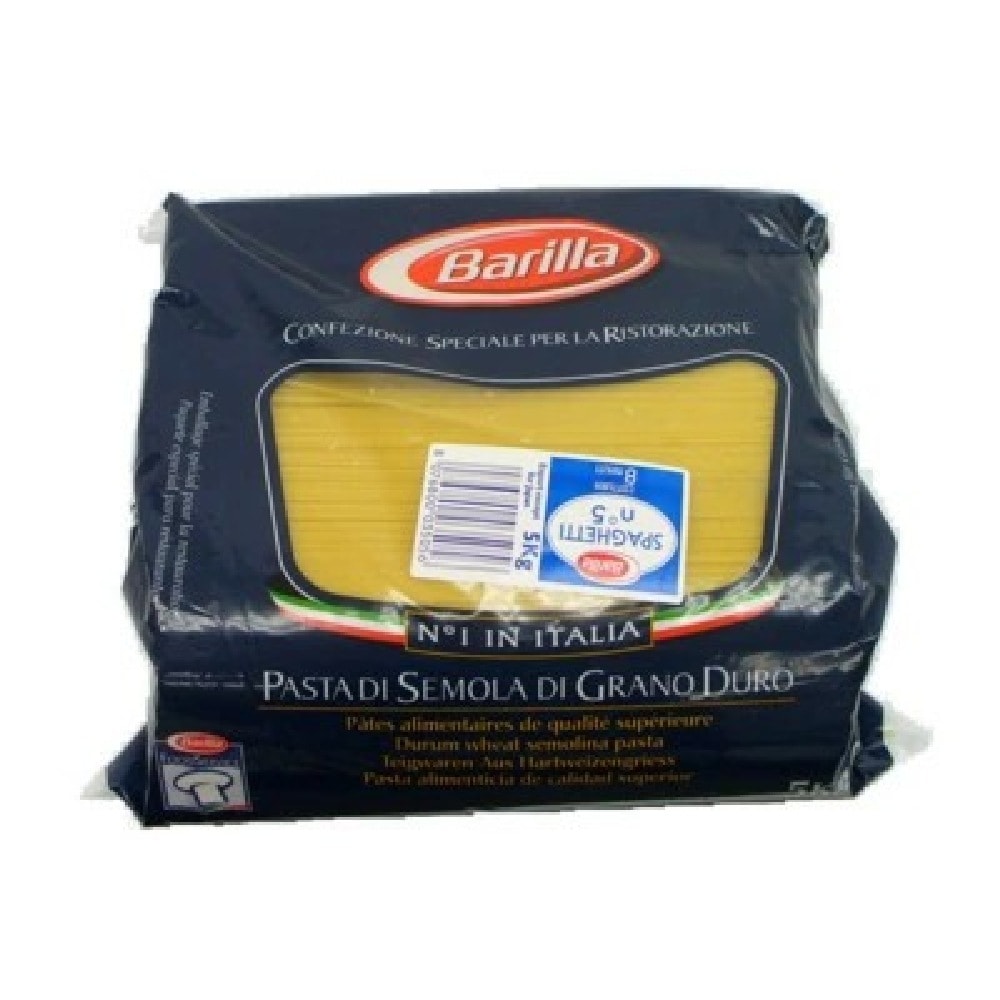 バリラ No.5 スパゲッティーニ(1.78mm)  5kg x 3袋(1ケース) 業務用