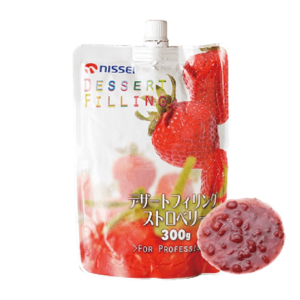 日世 デザートフィリング ストロベリー 300g×20袋（1ケース）