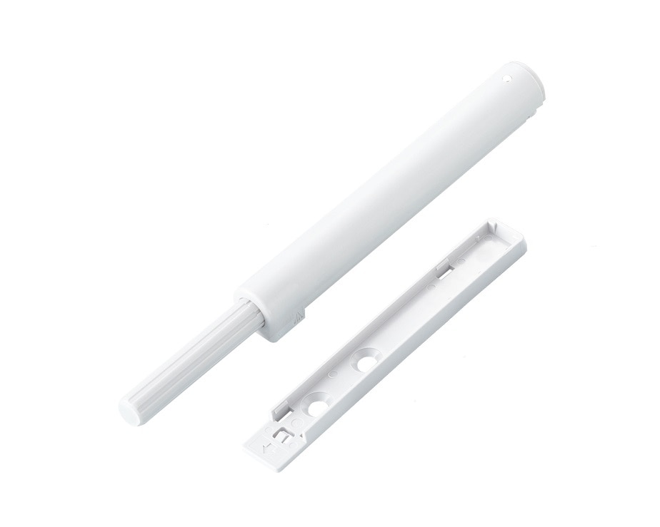 開き戸プッシュオープン金具 M1ミドル (白、黒、グレー) | すべての