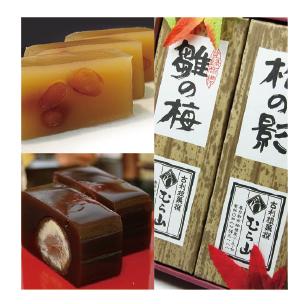 銘菓「むら山」 超高級羊羹の雛の梅と松の影 2本ギフト。 | 銘菓むら山