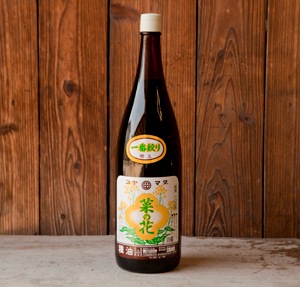 【送料無料】コヤマダ（小山田産業）の菜種（なたね）油一升瓶1本完全無添加・無農薬、100％国産菜種。