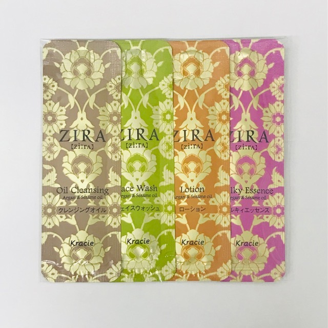 クラシエ＜ZIRA＞フェイシャルケア4点セット（透明袋入り