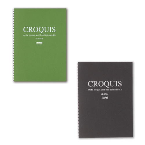 ホワイトクロッキーブック　(F6／F8／B4／B3)