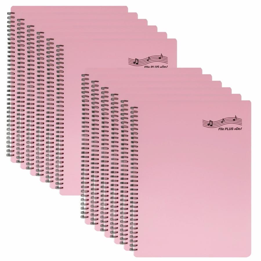 【12冊、24冊、48冊まとめて割引き 】吹奏楽部応援！File PLUS +DO! 楽譜ファイル バンドファイル 譜面を出さずに直接書き込める！さらに照明が反射しない楽譜ファイル（A4・30ページ・リング式・クリアポケット付き・６色展開）