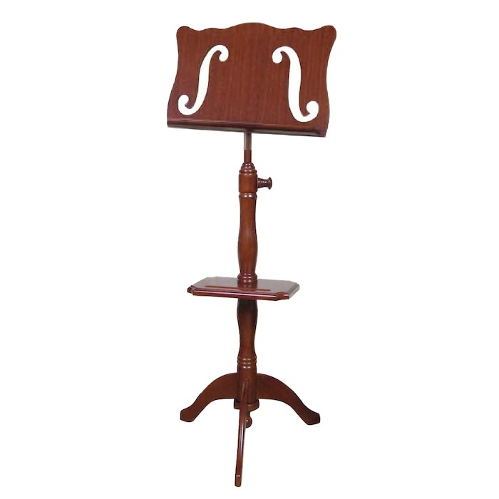 クラシカル木製譜面台 立奏専用 お洒落なペン置き model 09RX