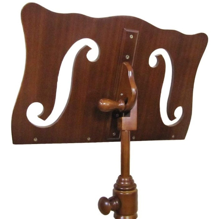 クラシカル木製譜面台 立奏専用 お洒落なペン置き model 09RX