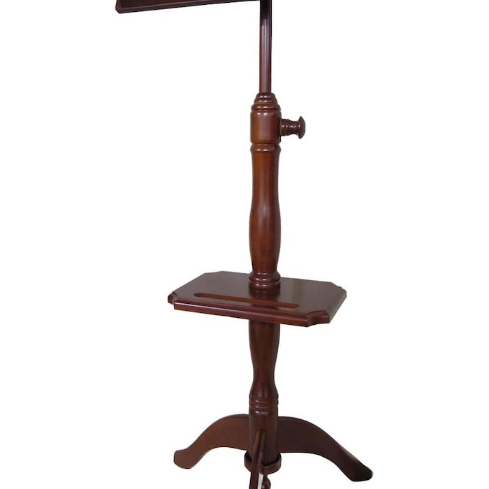 クラシカル木製譜面台 立奏専用 お洒落なペン置き model 09RX
