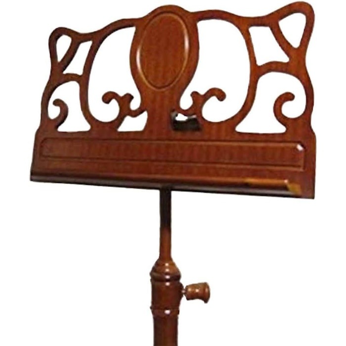 クラシカル木製譜面台 立奏、座奏兼用 model 0607Y