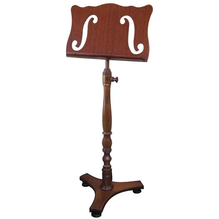 クラシカル木製譜面台 立奏、座奏兼用 model RY