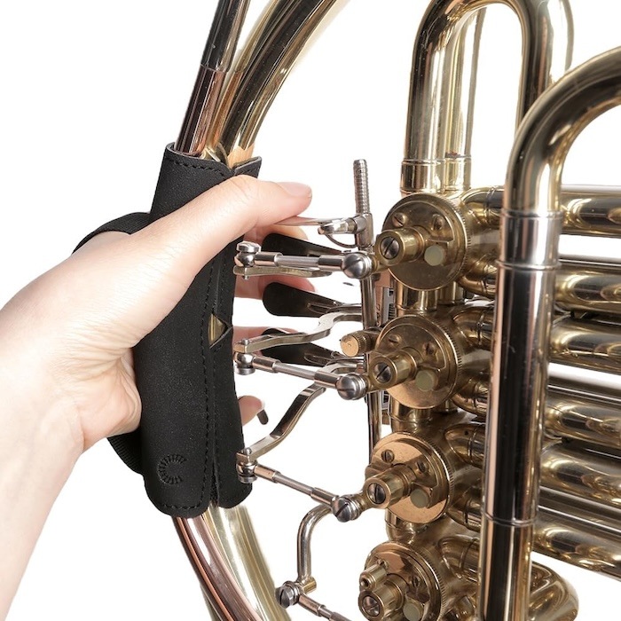 CURTIS フレンチホルン 2way ハンドガード ストラップ プロテクター F.Horn Hand Guard with strap(バックスキン)