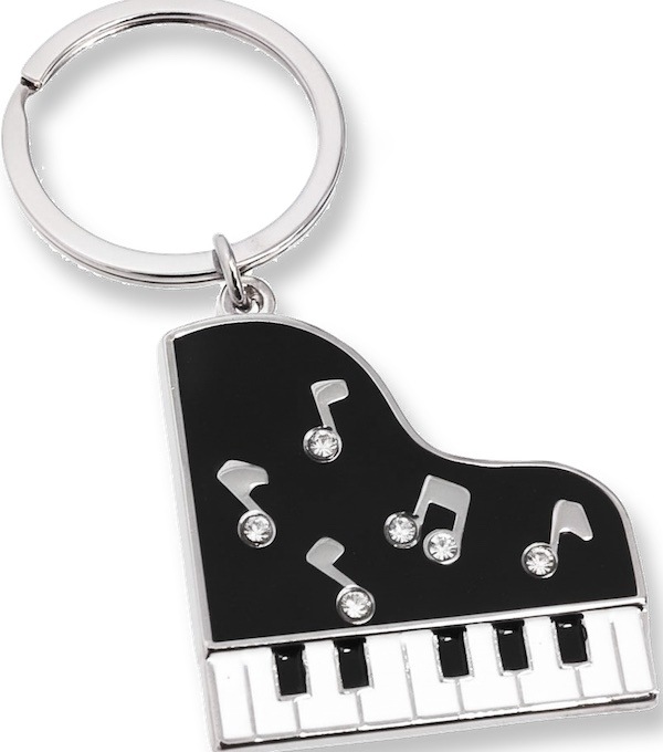 ミュージック キーホルダー ピアノ バイオリン ト音記号 16分音符