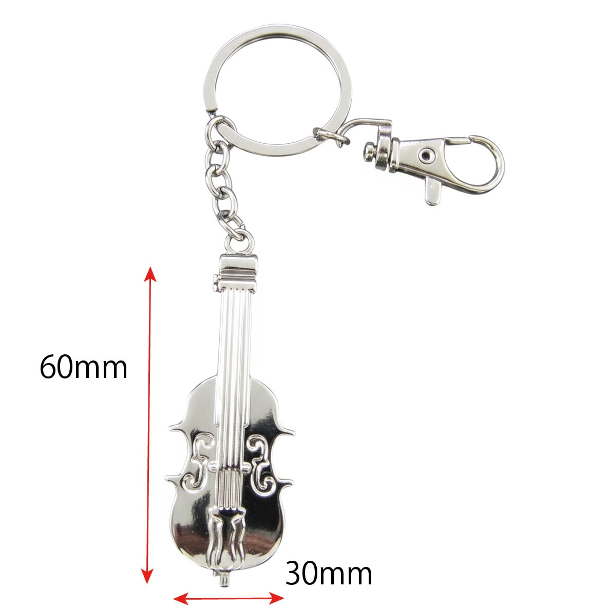 ミュージック キーホルダー ピアノ バイオリン ト音記号 16分音符