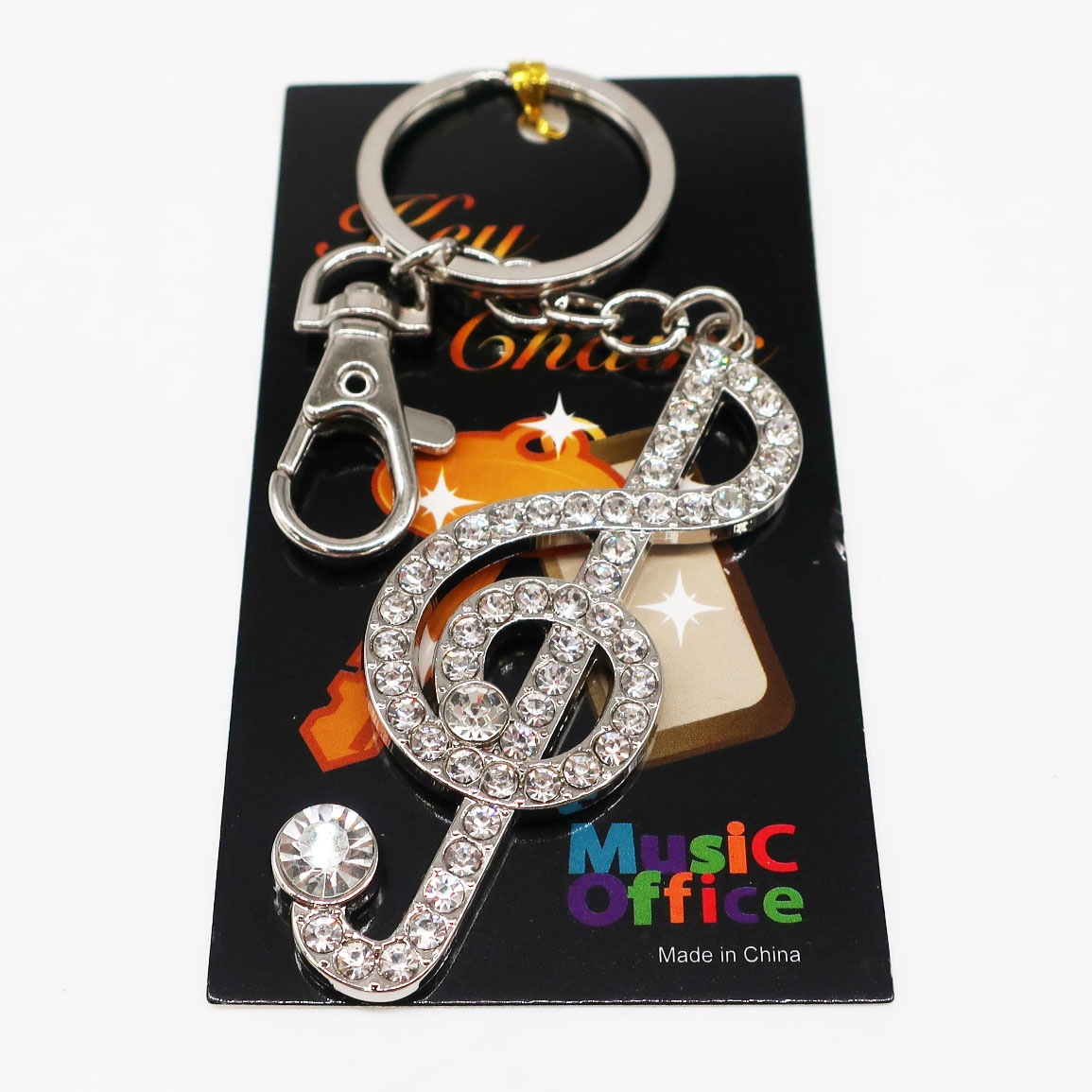 【お得な4点セット】ミュージック キーホルダー ピアノ バイオリン ト音記号 16分音符