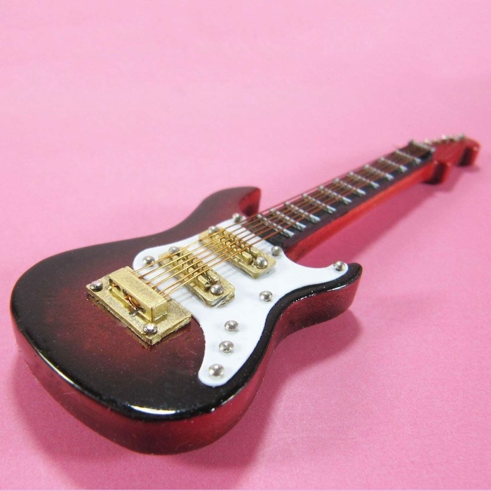 3Dミニチュア楽器マグネット エレキギター