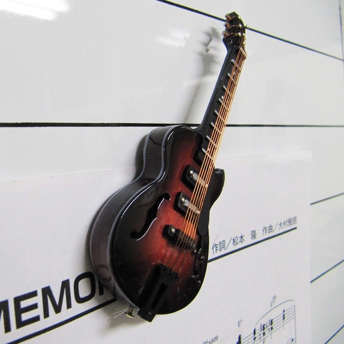 3Dミニチュア楽器マグネット エレキギター