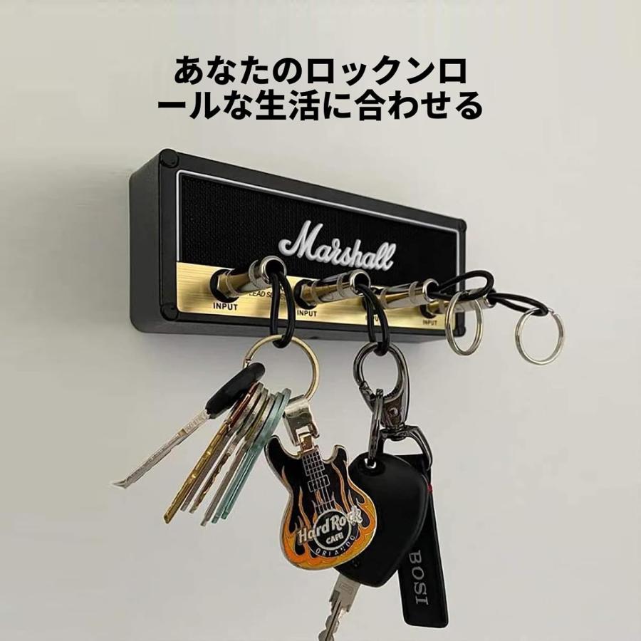 【2個割引セットあり】キーハンガー Marshall マーシャル Fender フェンダー アンプ型キーハンガー JCM800 プラグ型キーチェーン4本付 収納