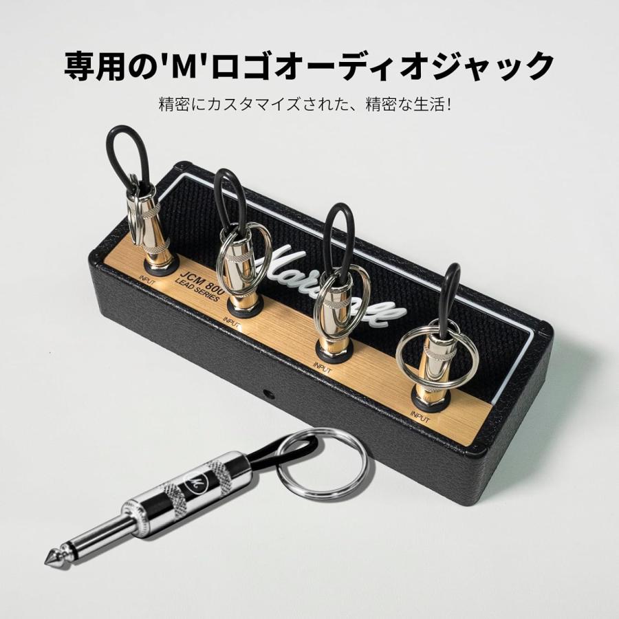【2個割引セットあり】キーハンガー Marshall マーシャル Fender フェンダー アンプ型キーハンガー JCM800 プラグ型キーチェーン4本付 収納