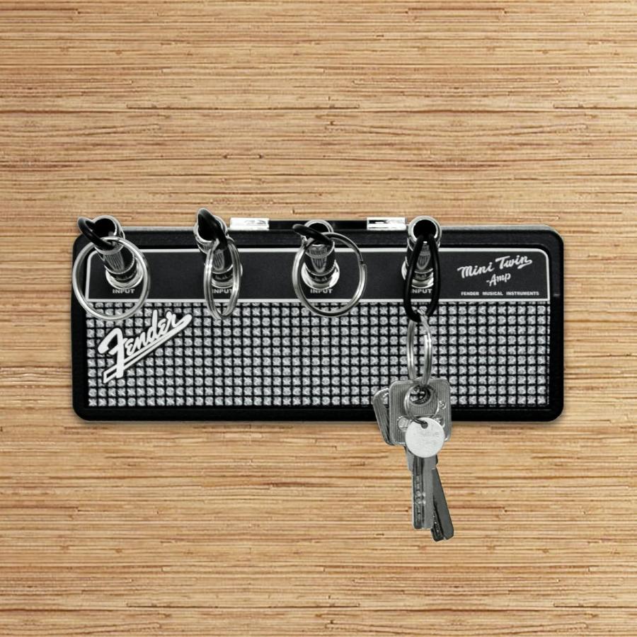【2個割引セットあり】キーハンガー Marshall マーシャル Fender フェンダー アンプ型キーハンガー JCM800 プラグ型キーチェーン4本付 収納