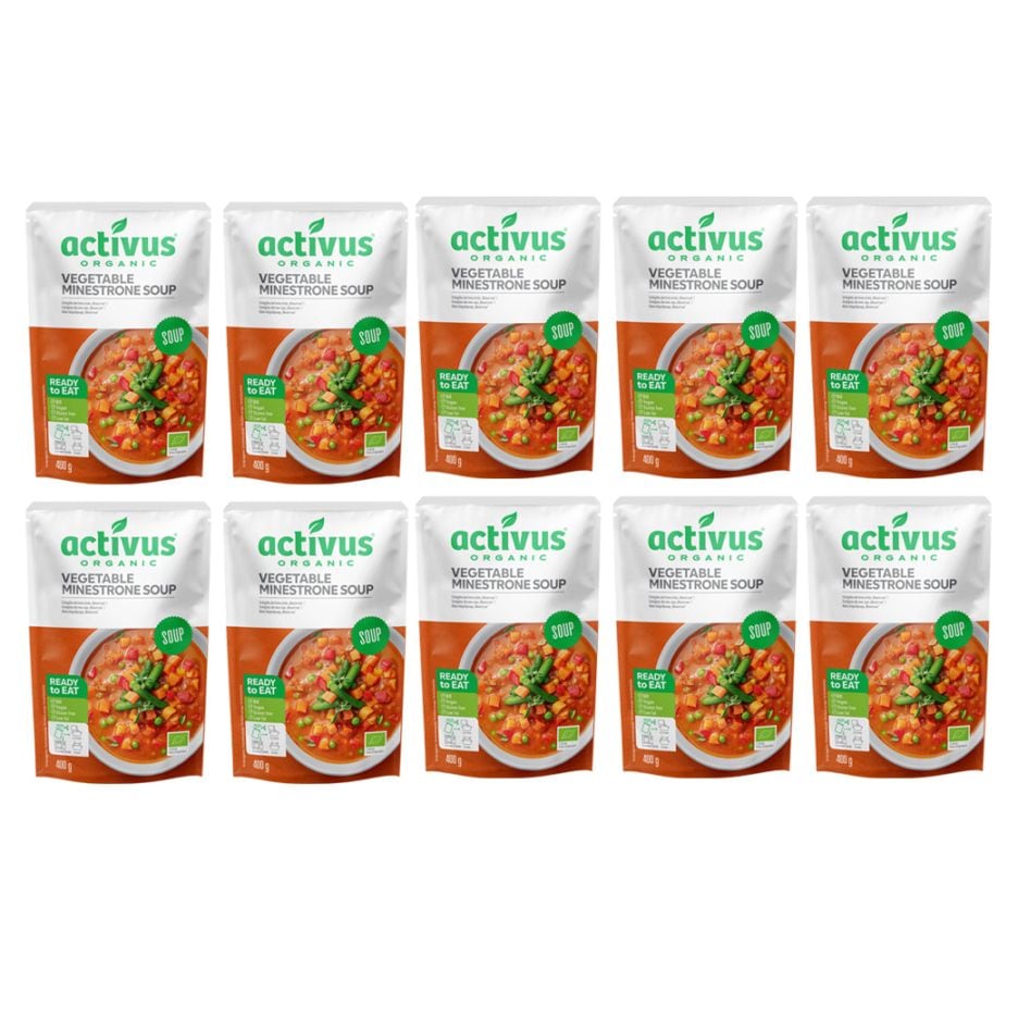 activusオーガニックミネストローネ 400gｘ10袋