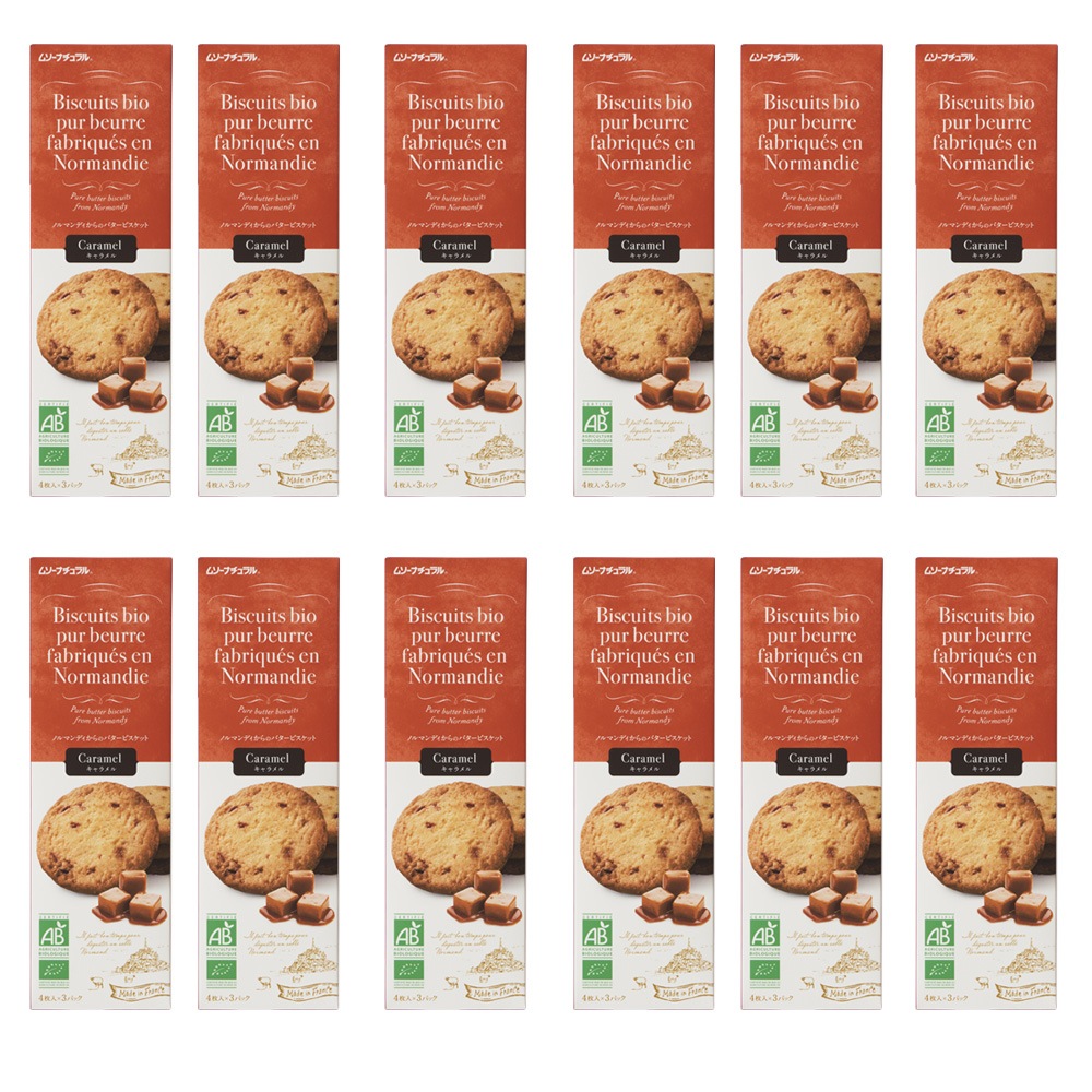 フランス産バタービスケット　キャラメル120ｇｘ12個