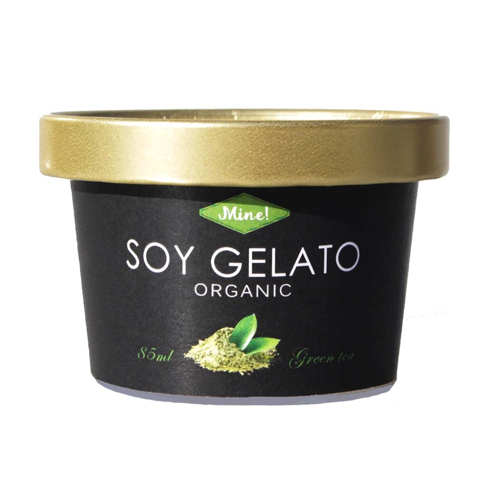 Mine! オーガニックSOYジェラート 抹茶 85ml x 48個入