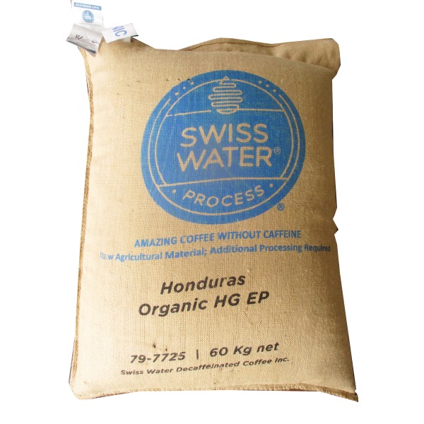 有機デカフェ珈琲生豆コロンビア 60KG