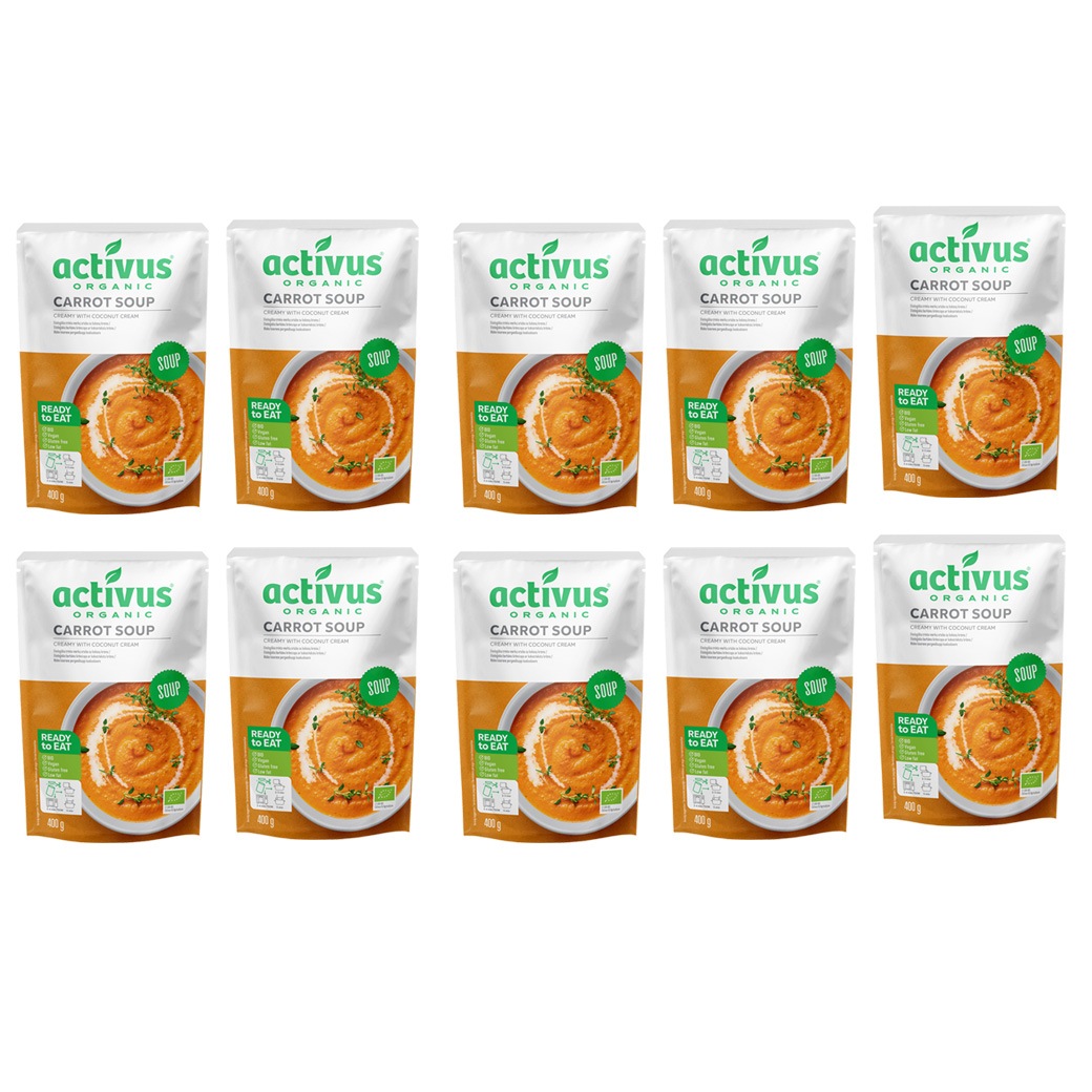 activusオーガニックキャロットスープ 400gｘ10袋