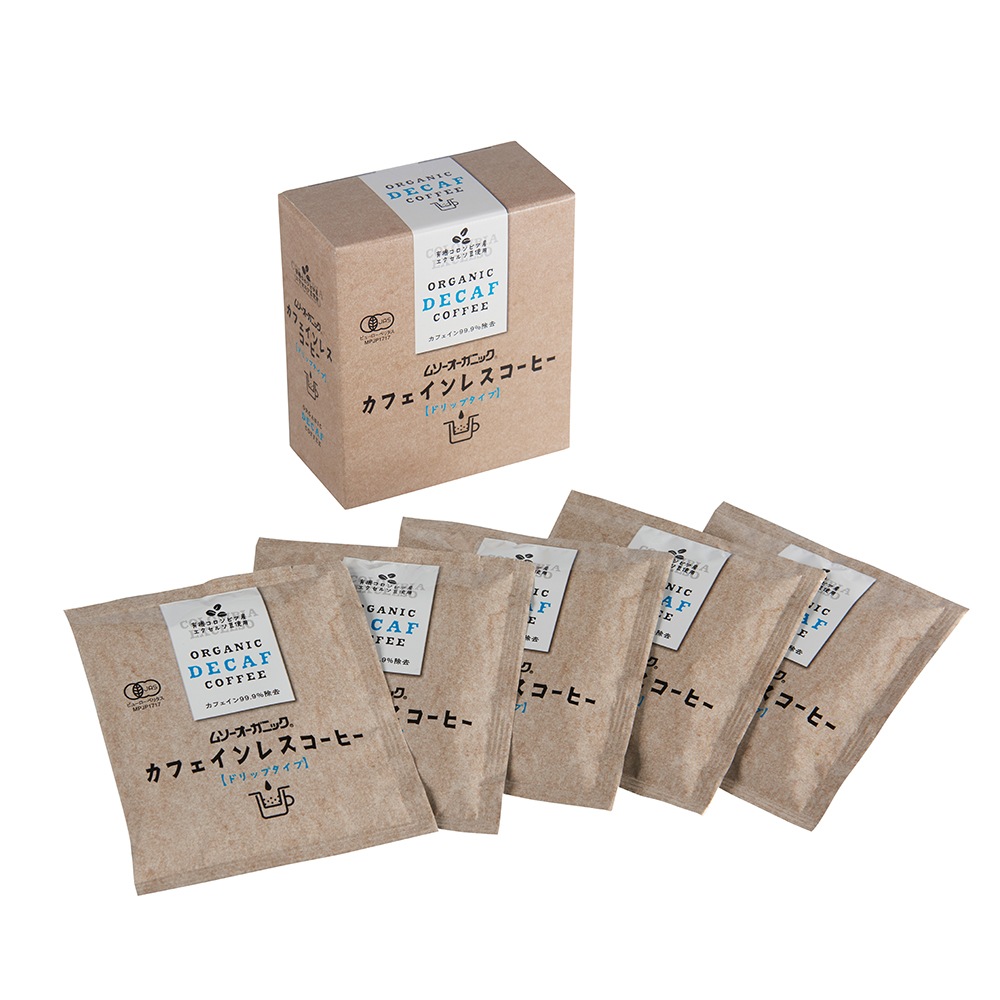 オーガニックカフェインレスコーヒー（ドリップパック）10gx5袋x20箱