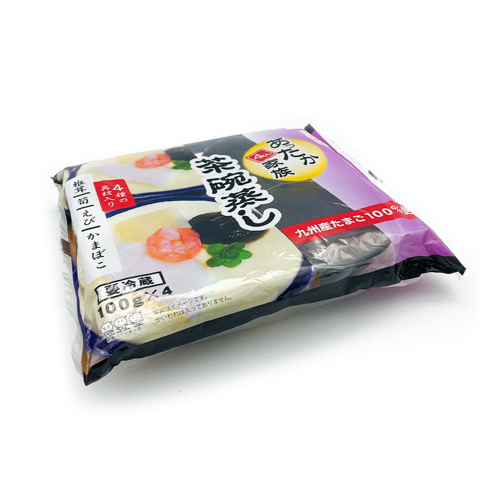 あったか4人家族 茶碗むし
