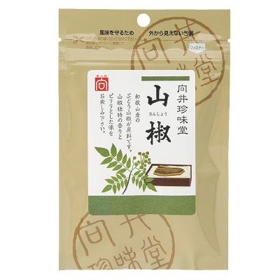 【謹製】向井珍味堂　和歌山県産国産山椒 7g×10缶 向井珍味堂)香辛料〈山椒〉7g | 安心の無添加、オーガニック・自然食品