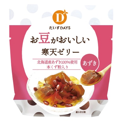 だいずデイズ)お豆がおいしい寒天ゼリーあずき110g | 安心の無添加