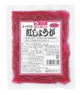 (オーサワ)オーサワの紅しょうが(刻み)60g【店舗取扱】