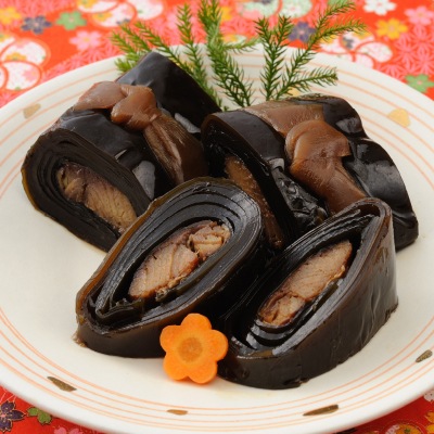 予約【単品おせち：常温】にしんの昆布巻1本(約170g)