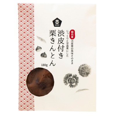 予約【単品おせち:常温】渋皮付き栗きんとん180g