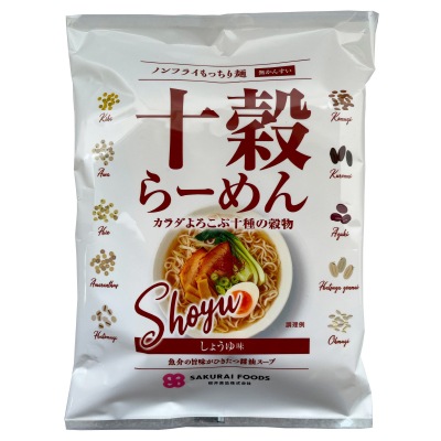 (桜井)十穀らーめん・しょうゆ味〈ノンフライ〉89g