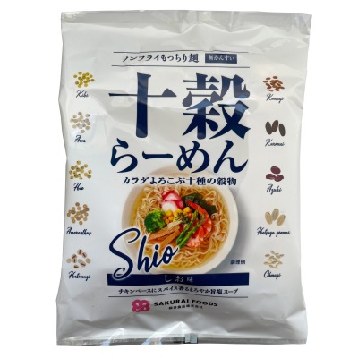 (桜井)十穀らーめん・しお味〈ノンフライ〉89g