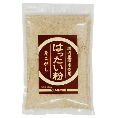 (ムソー)国内産裸麦使用・はったい粉120g