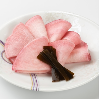 予約【単品おせち:冷蔵】紅かぶらの千枚漬150g