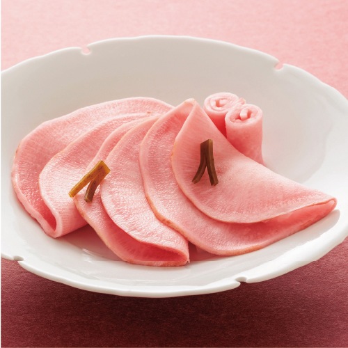 予約【単品おせち：冷蔵】紅かぶらの千枚漬150g