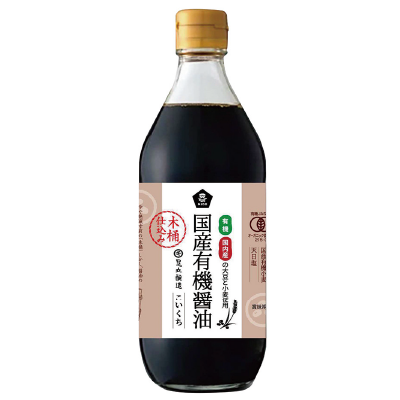 (ムソー)木桶仕込み国産有機濃口醤油500ml
