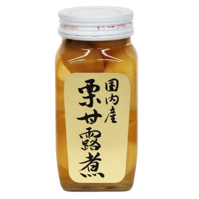 【単品おせち：常温】国産栗甘露煮・ビン内容総量320g(固形量160g)