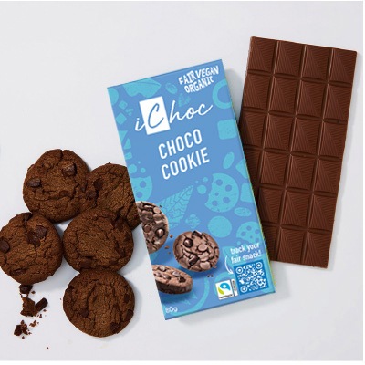 【11月30日までタイムセール】(ichoc)オーガニックチョコレート･チョコクッキー80g