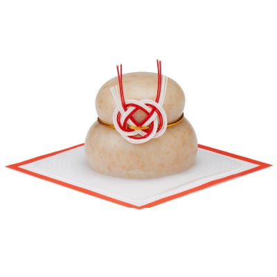 予約【単品おせち:常温】国内産有機もち米使用一体型お供え餅玄米160g