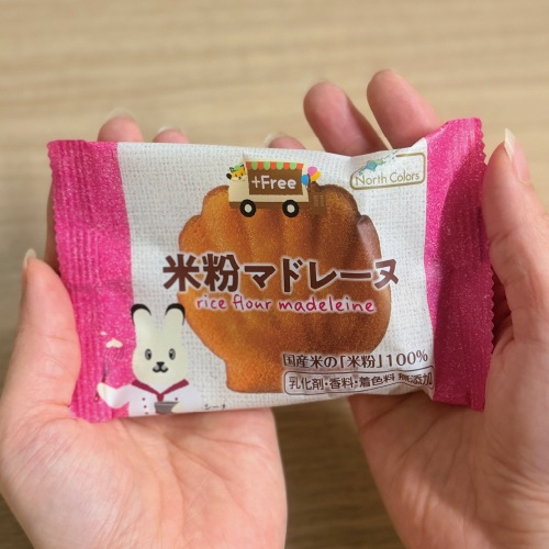 【9月30日までタイムセール】(ノースカラーズ)プラスフリー・米粉マドレーヌ1個<9/1新商品>