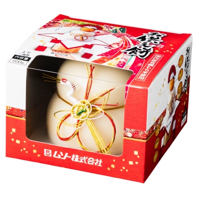 予約【単品おせち:常温】国内産有機もち米使用一体型お供え餅白米500g